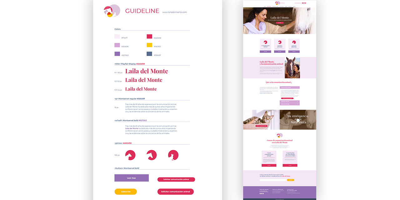 lailadelmonte Laila del Monte Webdesign Réonance graphique Thierry Lo-Shung-Line