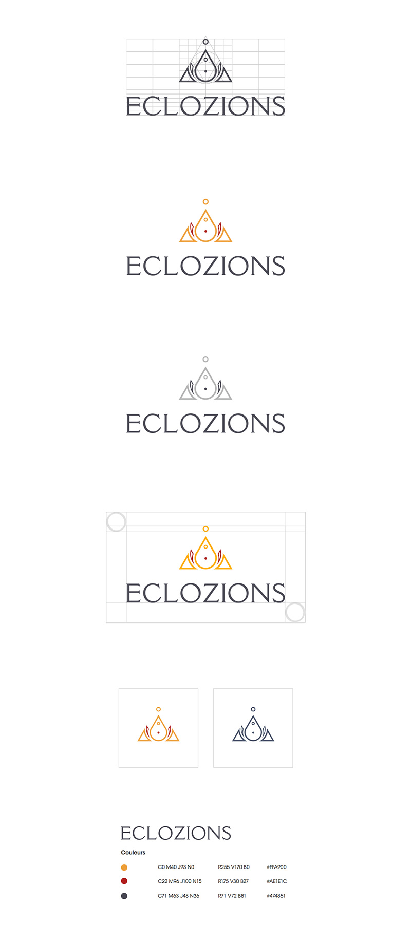 Eclozions | Identité visuelle